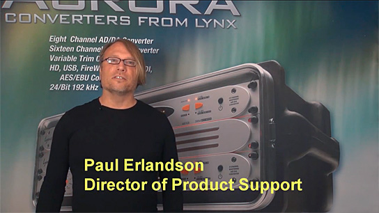 [bild] Paul Erlandson demonstrerar nya Lynx Mixer (öppnar video i nytt fönster)