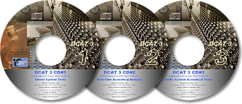 DCAT 3 Audio Test Tone CD Set